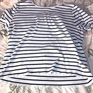 Black and white striped shirt